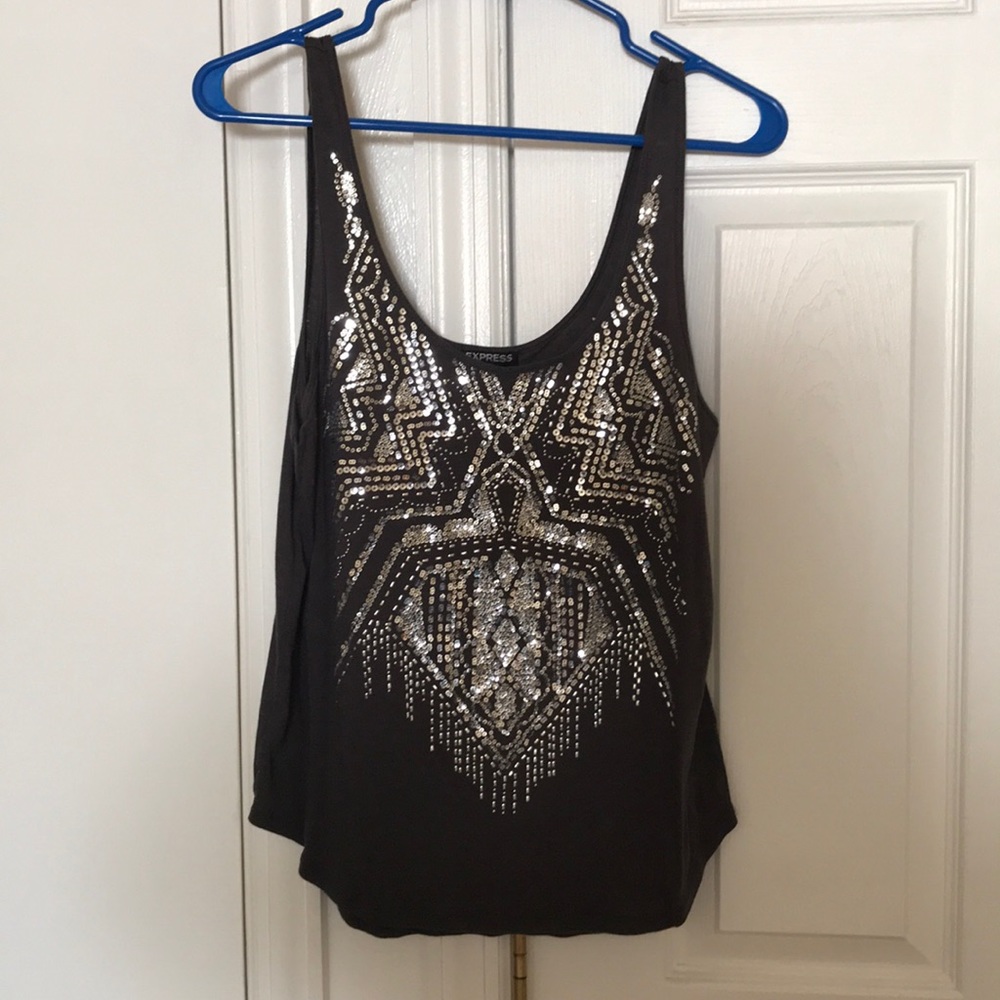 Express Sequin Tank